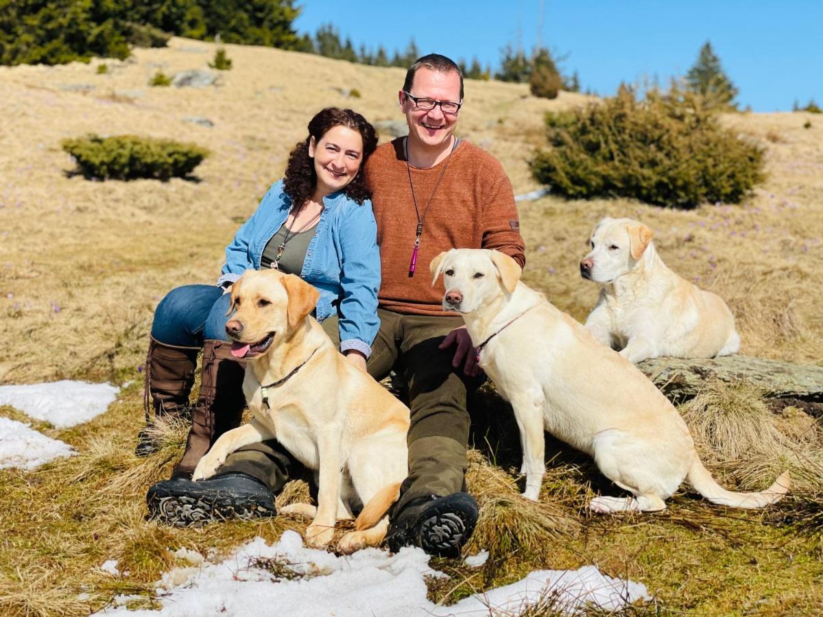 Naturforsthaus Gartenblick Fuer Hunde - Und Naturverbundene Menschen Panzió Preitenegg Kültér fotó